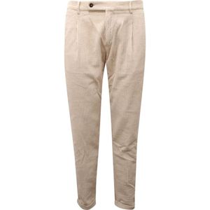 Berwick, Heren, Broeken, Wit, Maat: XS Velours,