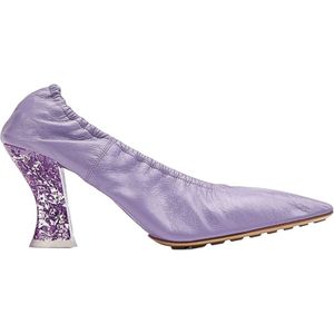Bottega Veneta, Dames, Schoenen, Paars, Maat: 35 1/2 EU Leer,