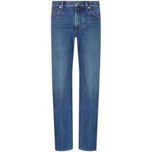 Emporio Armani, Heren, Jeans, Blauw, Maat: W38 Katoen,