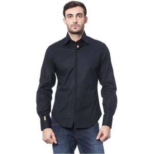 Billionaire, Heren, Overhemden, Blauw, Maat: 2XL