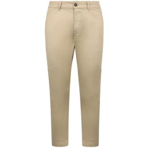 Dsquared2, Heren, Broeken, Beige, Maat: S Katoen,