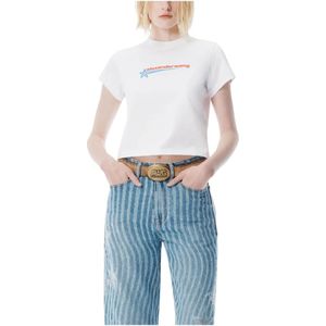 Alexander Wang, Dames, Tops, Wit, Maat: L Katoen,