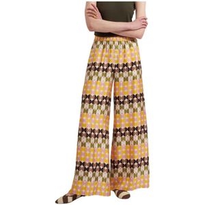 La DoubleJ, Dames, Broeken, Veelkleurig, Maat: XL Zijde,