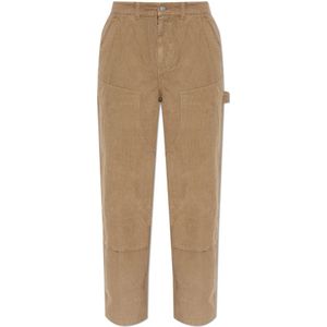 AllSaints, Heren, Broeken, Beige, Maat: W28 Katoen,