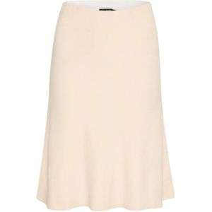 Soaked in Luxury, Dames, Rokken, Beige, Maat: L Viscose,