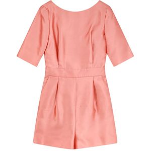 Max Mara, Dames, Jumpsuits & Playsuits, Roze, Maat: XS Katoen,