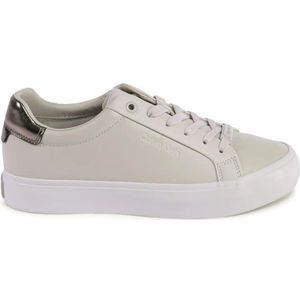 Calvin Klein, Dames, Schoenen, Beige, Maat: 37 EU Leer,