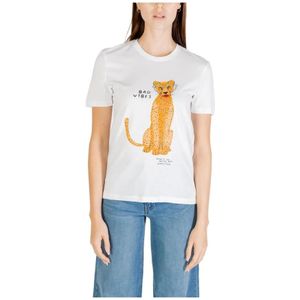 Only, Dames, Tops, Wit, Maat: 2XS Katoen,