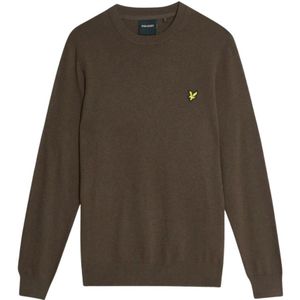 Lyle & Scott, Heren, Truien, Bruin, Maat: S Katoen,