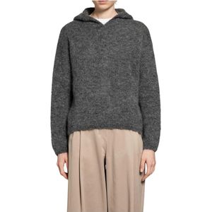 Max Mara, Dames, Sweatshirts & Hoodies, Grijs, Maat: M