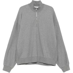 Agolde, Heren, Sweatshirts & Hoodies, Grijs, Maat: L Katoen,