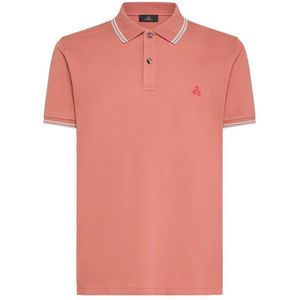 Peuterey, Heren, Tops, Oranje, Maat: L Katoen,