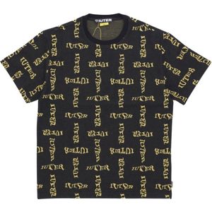 Iuter, Heren, Tops, Zwart, Maat: XL Katoen,