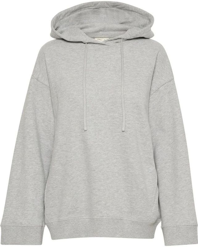 InWear - Lichtgrijs Melange Hoodie - Sweatshirt - Dames
