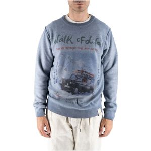 Bob, Heren, Truien, Blauw, Maat: L