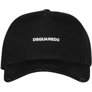 Dsquared2, Heren, Accessoires, Zwart, Maat: ONE Size Gabardine,