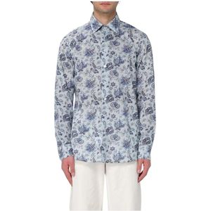 Etro, Heren, Overhemden, Veelkleurig, Maat: XL Katoen,