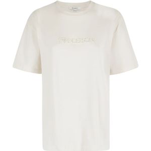 JW Anderson, Dames, Tops, Wit, Maat: M Katoen,