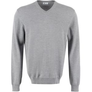 THE (Alphabet), Heren, Truien, Grijs, Maat: XL