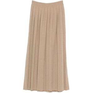 Lisa Yang, Dames, Rokken, Beige, Maat: XS Katoen,