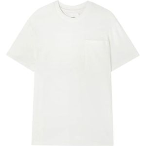Jil Sander - T-shirt - Wit - Katoen - Ronde Hals - Korte Mouwen