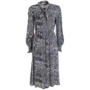 Fracomina, Dames, Jurken, Grijs, Maat: L