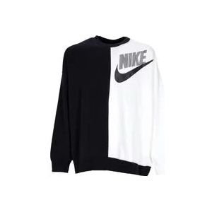 Nike Zwart/Wit Dance Crewneck Sweatshirt , Black , Dames , Maat: XS
