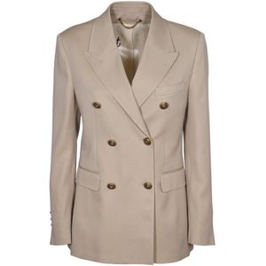 Golden Goose - Sand Beige - Double Breasted Blazer - Wol