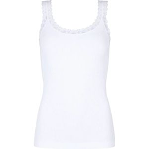 Tim & Simonsen, Dames, Tops, Wit, Maat: S/M Polyamide,