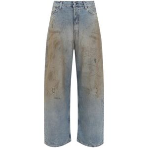 Acne Studios, Dames, Jeans, Blauw, Maat: S Katoen,