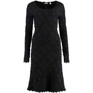 Burberry, Dames, Jurken, Zwart, Maat: S Wol,
