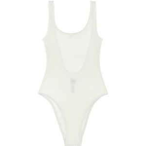 MC2 Saint Barth, Dames, Badkleding, Wit, Maat: S/M Polyamide,