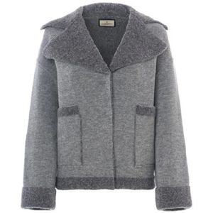 Windsor, Dames, Truien, Grijs, Maat: M Wol,