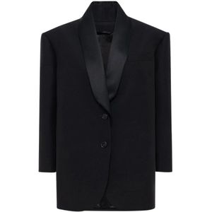 Del Core, Dames, Jassen, Zwart, Maat: L Wol,