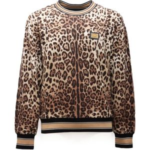 Dolce & Gabbana, Heren, Sweatshirts & Hoodies, Veelkleurig, Maat: S Katoen,