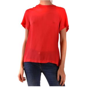 Pinko, Dames, Tops, Rood, Maat: 2XS