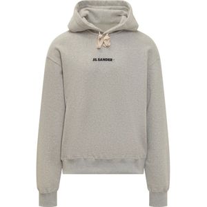 Jil Sander, Heren, Sweatshirts & Hoodies, Grijs, Maat: L Katoen,