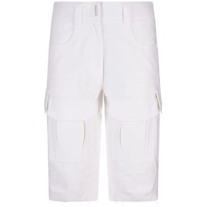 Givenchy, Heren, Korte broeken, Wit, Maat: W36 Katoen,