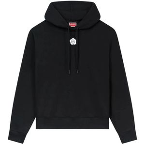 Kenzo, Dames, Sweatshirts & Hoodies, Zwart, Maat: M Katoen,