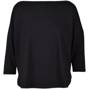 Wild Cashmere, Dames, Tops, Zwart, Maat: XS Katoen,