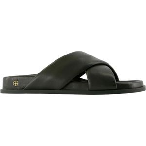 Anine Bing, Dames, Schoenen, Groen, Maat: 36 EU Leer,