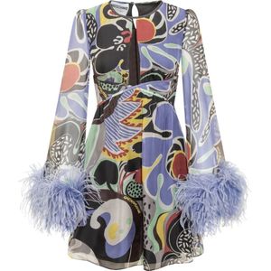 Moschino, Dames, Jurken, Veelkleurig, Maat: XS