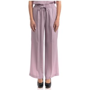 Seventy, Dames, Broeken, Paars, Maat: M Zijde,