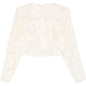 Malina, Dames, Blouses & Shirts, Beige, Maat: XS