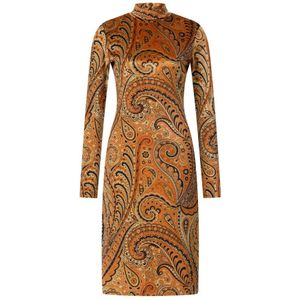 Etro, Dames, Jurken, Veelkleurig, Maat: XS Velours,