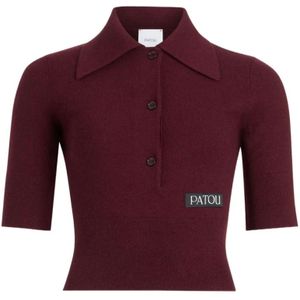 Patou, Dames, Tops, Rood, Maat: XS Kasjmier,