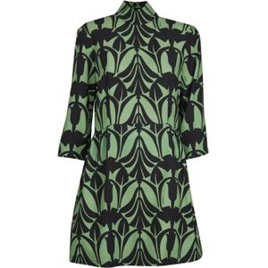 La DoubleJ, Dames, Jurken, Veelkleurig, Maat: L Satijn,