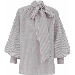 Zimmermann, Dames, Blouses & Shirts, Blauw, Maat: S Katoen,
