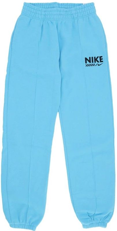 Nike, Dames, Broeken, Blauw, Maat: M Fleece,
