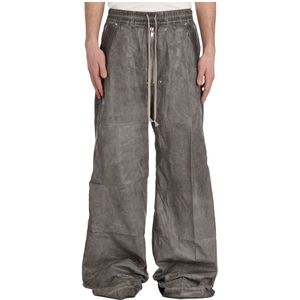 Rick Owens, Dames, Broeken, Grijs, Maat: S Katoen,